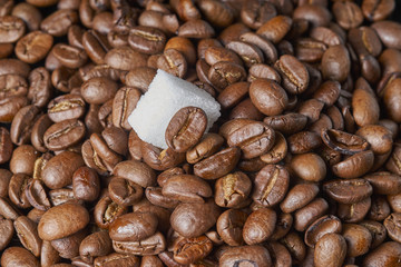 coffee beans and sugar