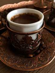 a cup of coffee.coffee