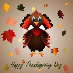 greeting card for Thanksgiving Day