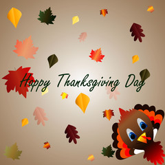 greeting card for Thanksgiving Day