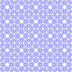 Arabesque star seamless pattern.