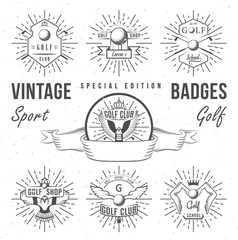 Set of Golf Logo, Labels and Emblems