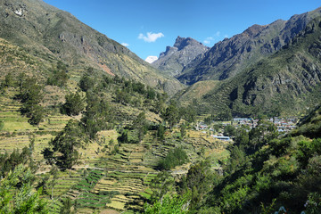 Fototapeta na wymiar Miraflores village , Peru