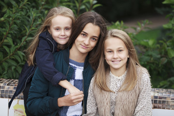 Three sisters girls