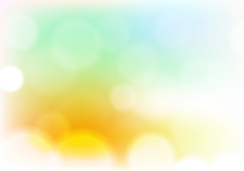 Naklejka premium Chłodno światła tła bokeh ilustracja