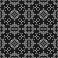Seamless abstract ornamental pattern. Template for design