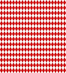 Vector red geometric diamonds seamless pattern