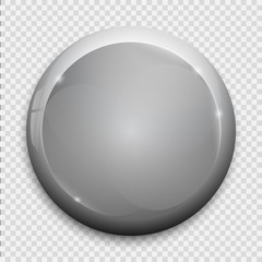 glossy badge or button