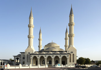Fototapeta na wymiar Dubai Jumeirah Mosque