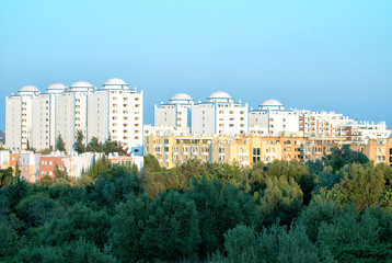Obraz premium Urban development. Center of the city of Portimao in Portugal.
