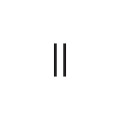 initial letter logo line unique modern