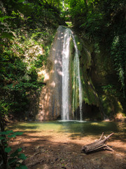 Cascade in the forest.