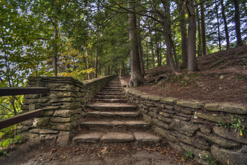 Letchworth Park Lower Falls Trail