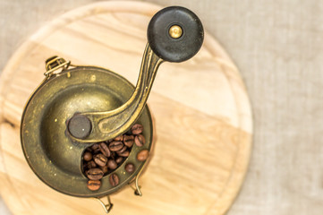 coffee grinder close up