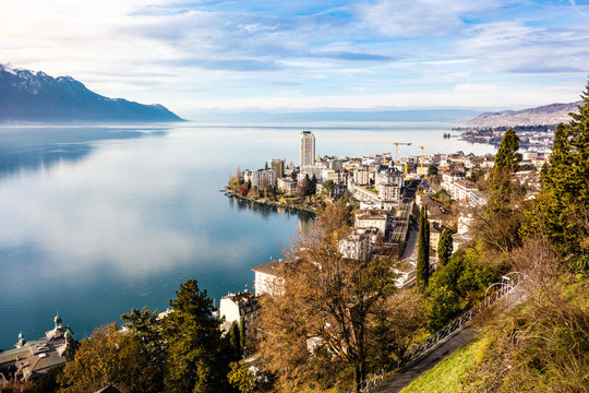 Montreux am Genfersee, Schweiz