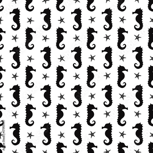 sea horse pattern