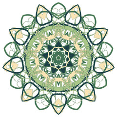 Colorful Mandala. Ethnic tribal ornaments