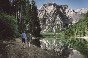 Couple on excursion