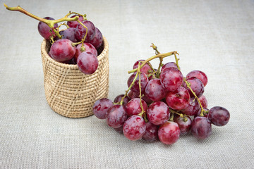Ripe red grape