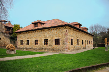 Fototapeta na wymiar Beautiful rustic building at Santillana del Mar, Cantabria, Spain