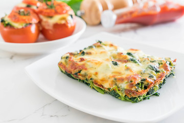 baked spinach with cheese