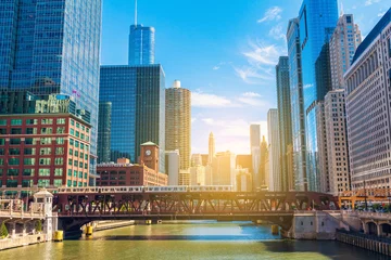 Crédence en verre imprimé Chicago Chicago