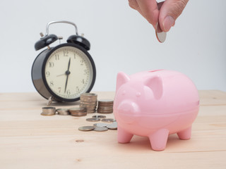 Piggy Bank Money Saving Finance Concept