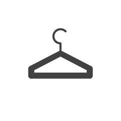 Hanger icon vector, filled flat sign, solid pictogram isolated on white. Symbol, logo illustration.