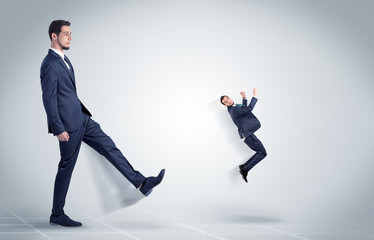 Young businessman fired by boss