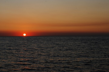 Tuapse, sunset