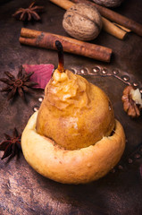 Autumn Baked Pear