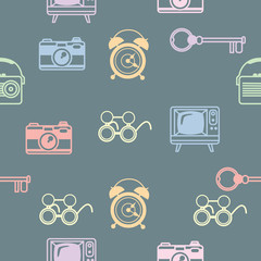 Vintage Seamless vector pattern.