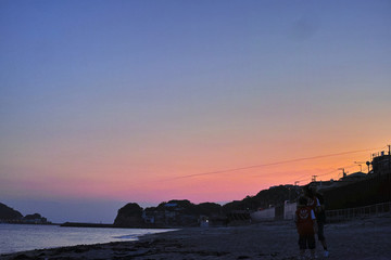 江ノ島の夕焼け