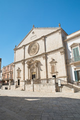 Fototapeta na wymiar Cathedral of Acquaviva delle fonti. Puglia. Italy. 