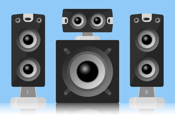 Speakers Icon Vector illustration