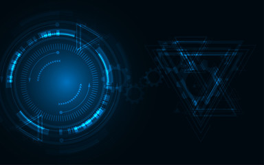 Abstract technology background Hi-tech communication concept futuristic innovation background vector illustration