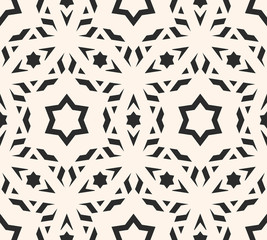 Stars pattern. Ornamental background. Elegant geometric ornament texture