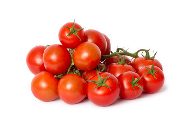 Tomaten freigestellt auf weißem Hintergrund