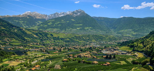 Algund, Forst und Meran