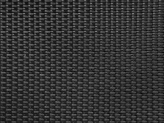 pattern of black plastic handcraft weave texture