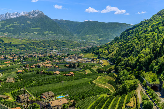 Algund, Forst und Meran