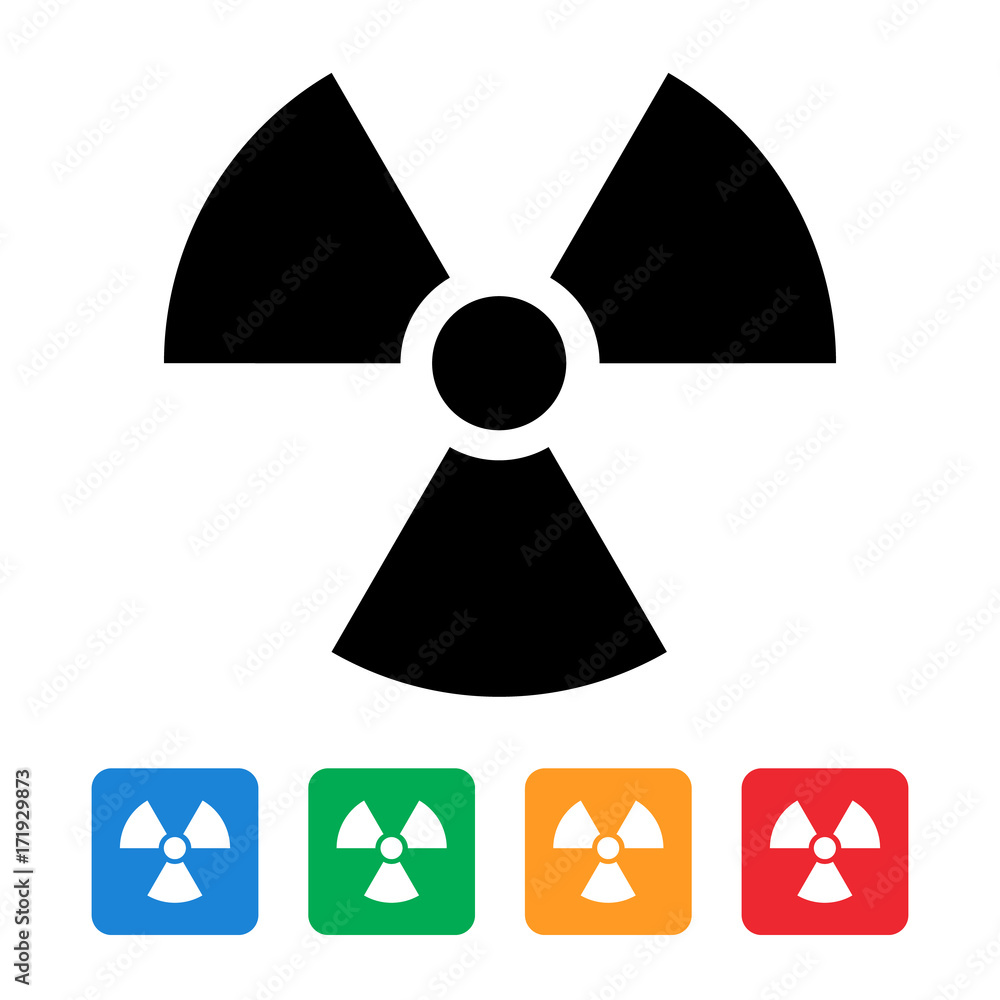 Sticker Radioactive icon