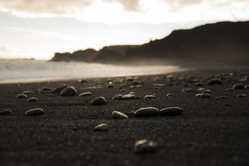 Black beach in Iceland