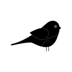little simple cartoon bird