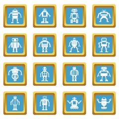 Robot icons azure