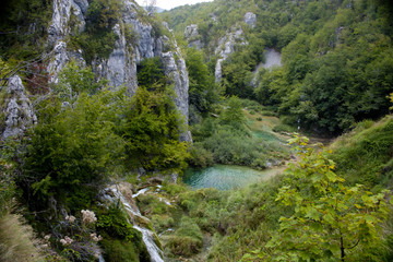 Wasserfälle in Kroatien an den Plitvicer Seen