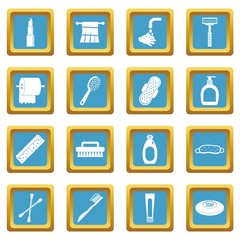 Hygiene tools icons azure
