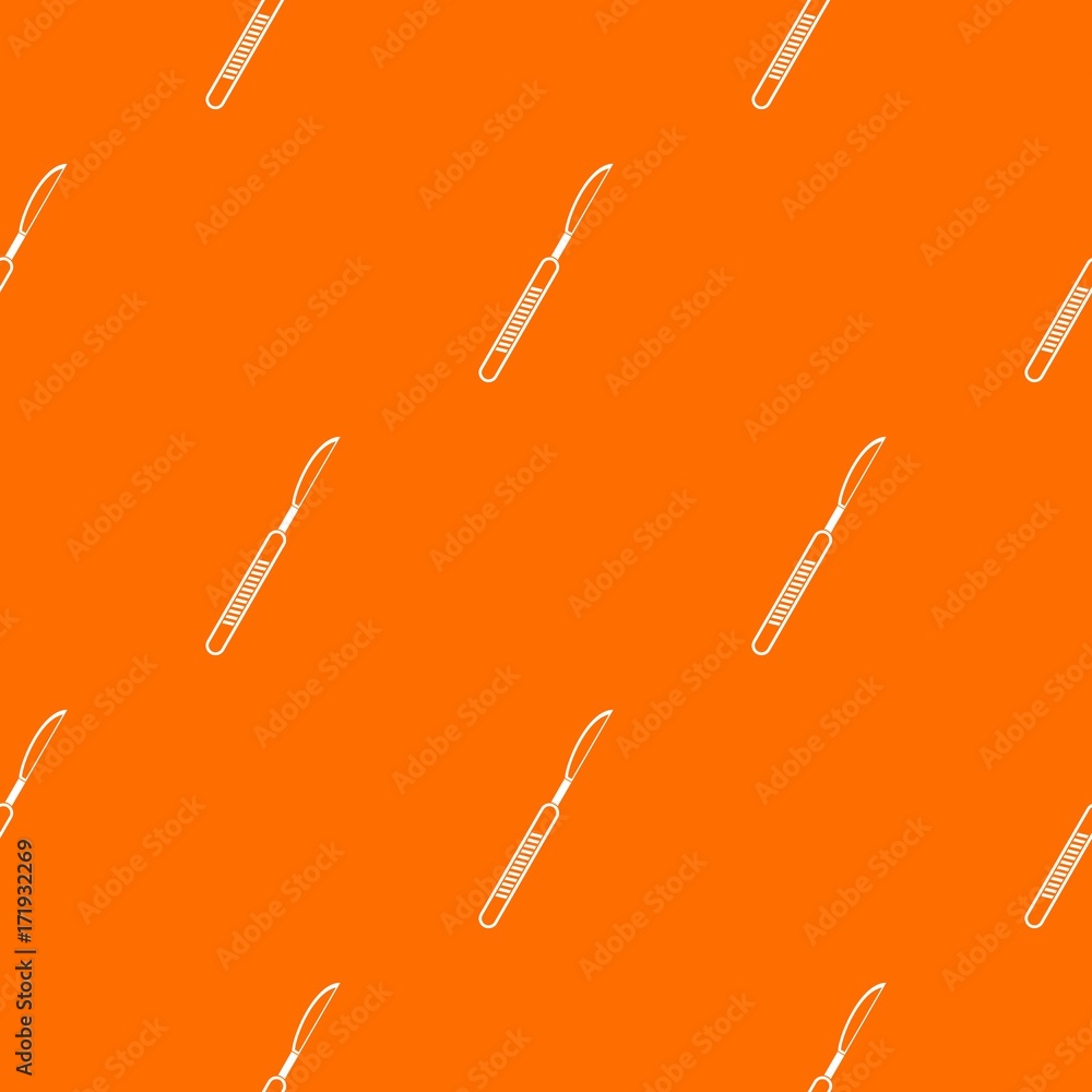 Poster scalpel pattern seamless