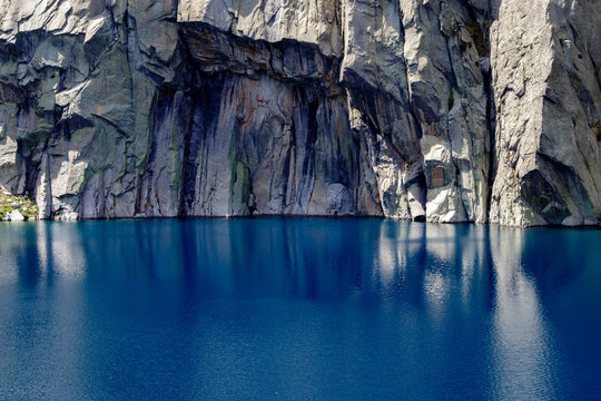 Lac de Capitellu is a lake in Haute-Corse, France. At an elevation of 1930 m, It is close to Lac de Melu, in the commune of Corte.