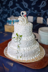 A wedding cake